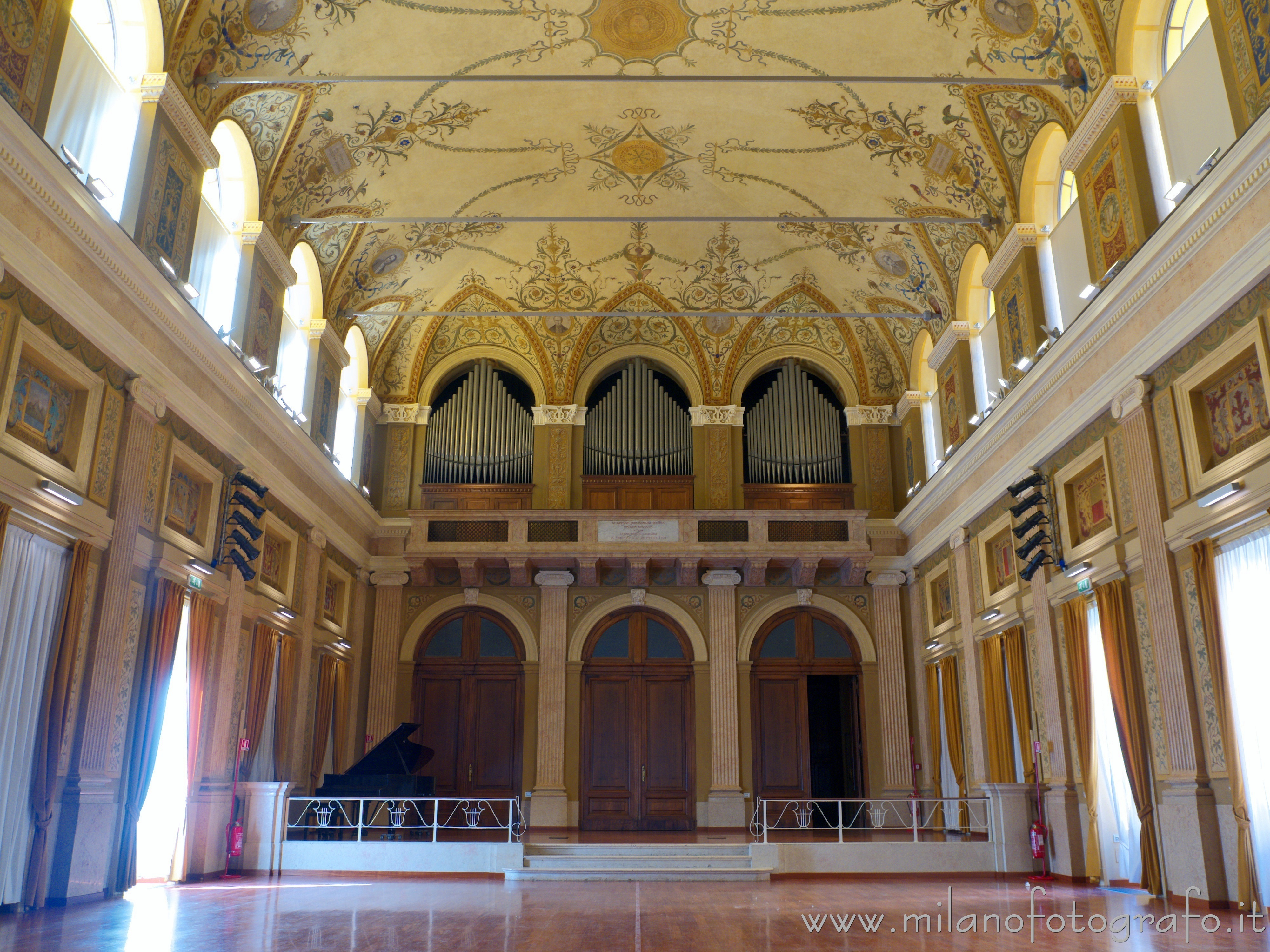 Milano - Sala da concerto dell'Istituto dei Ciechi di Milano